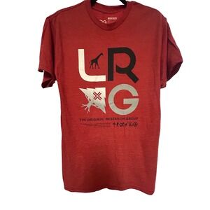 LRG The Original Research‎ Group Graphic Print Red T-Shirt Mens Medium